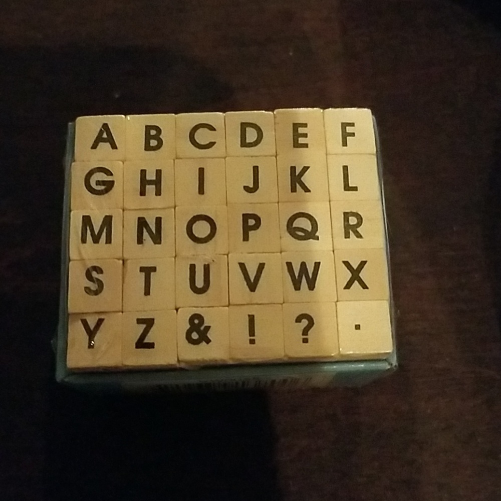 Alphabet Stamps New